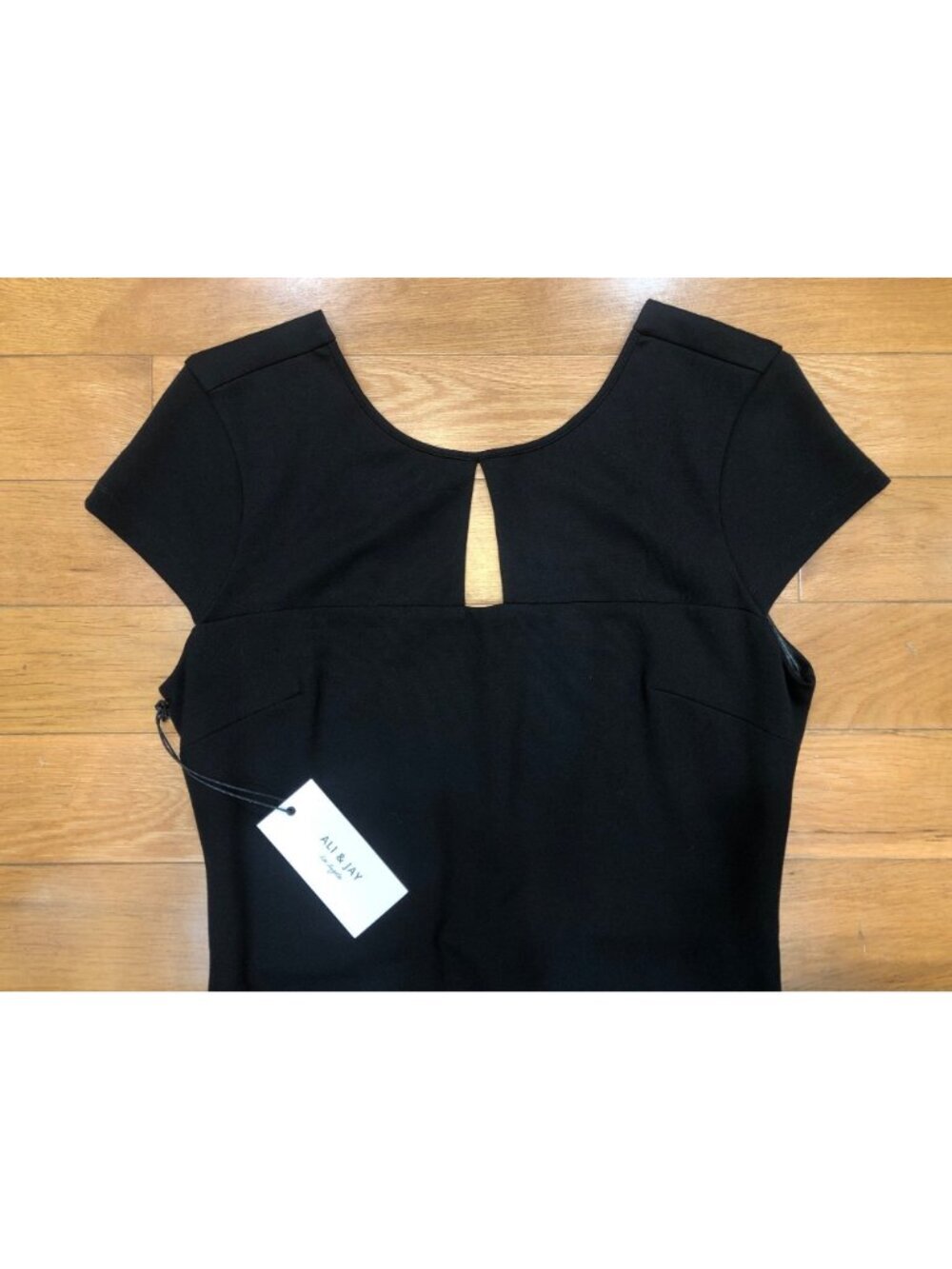 NWT Ali & Jay Sylva Little Black Dress Mini Modern Edgy Size M - Picture 5 of 12